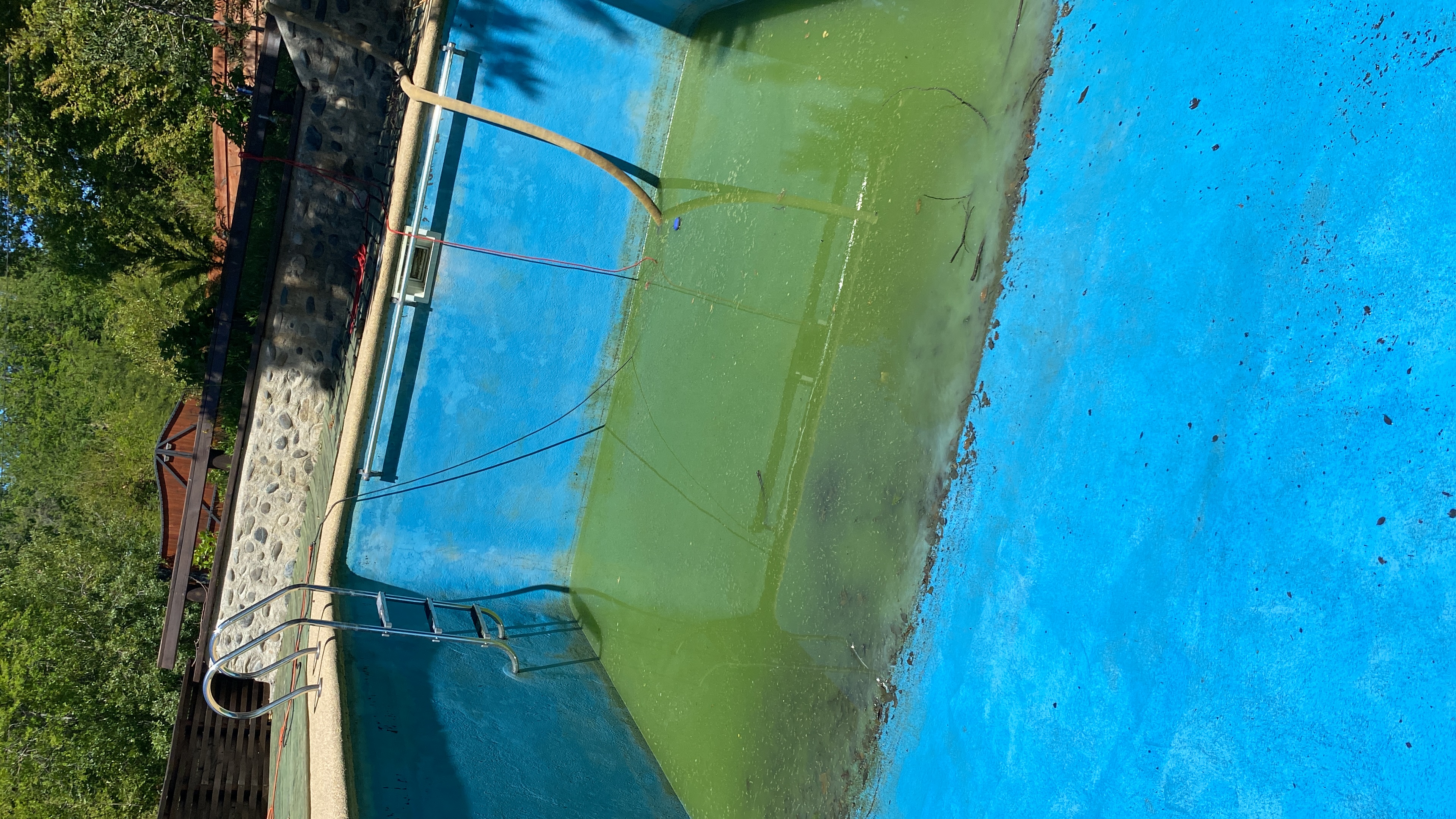 Piscina en proceso de renovación